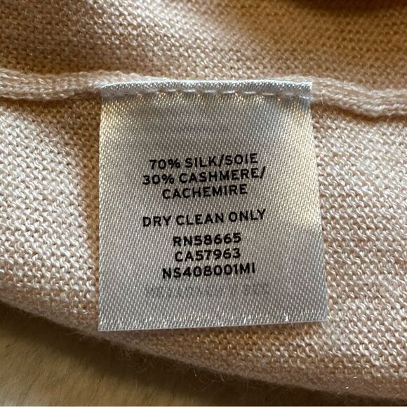 Nordstrom Signature Silk and Cashmere Knit Dolman Sleeve Top Size Large - Picture 5 of 11
